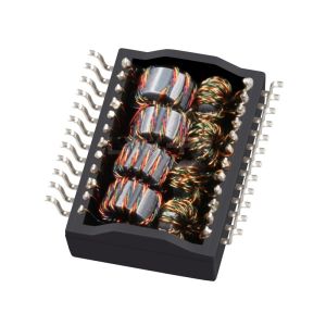 LP5017ANL 2.5G Base-T Single Port 24 PIN SMD PoE+ Lan Transformer Modules