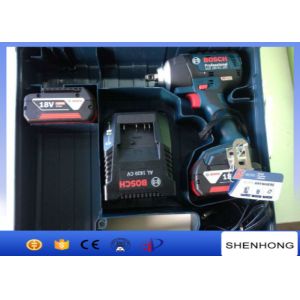 Adjustable 18V Electric Torque Impact Wrench , Rechargeable Wrench For M6- M16