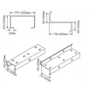 Automatic Roll Forming Machine C And Z Purlin Steel Channel Quick Change