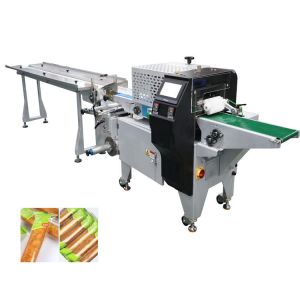 Buy cheap Dry Fruit Automatic Flow Wrapping Machine Bafu Cake Cookies Biscuit Packing from wholesalers