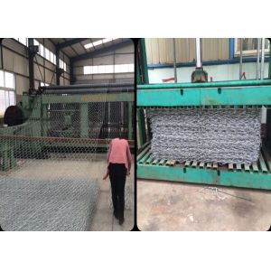 3.05mm 2.7mm Low Carbon Wire Galvanized Gabion Mesh 3x1x1m 2x1x1m