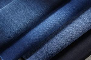 China 9.5 Oz 75% Ctn 21% Poly Cotton Spandex Denim Fabric Jeans Stretch Material on sale