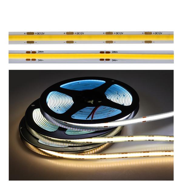 DC24V Cob Led Strip Dimmable FPCB Multi Color Led Strip Lights
