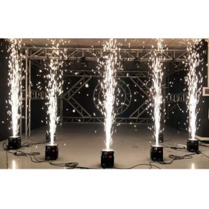 DMX Electric Titanium Powder Cold Sparklers Stage Fountain Firework Pyrotechnic