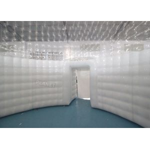 Half Transparent PVC 6m Inflatable Christmas Igloo Tent