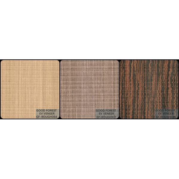 Engineered Wood Veneer Rough Grain Wood Veneer Top A / B Grade