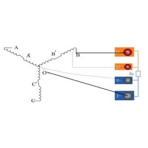 Lcd Display Transformer Winding Resistance Test Set , 10a Electrical Test