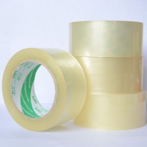 Self Adhesive Parcel Sealing Bopp Packing Tape / Carton Sealing Tape No Noise