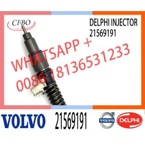 diesel fuel injector 21569191 21207143 7421207143 21582103 for VOL TRUCKS D11C common rail injector 21569191 BEBE4J000