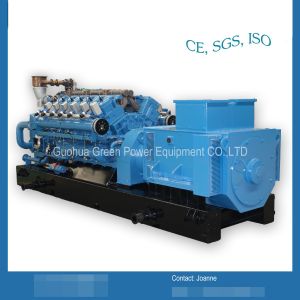 Industrial Exhaust Generator Set with CE ISO SGS Speed 1000/1200 Frequency 50Hz