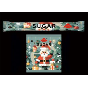 Size Or Logo Customized Christmas Gift Salt And Sugar Sachet Packets For Coffee