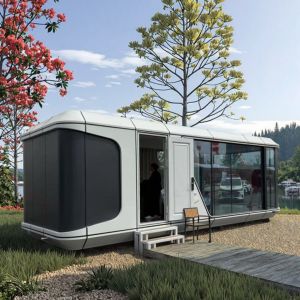 Luxury 40ft Container Home Comfortable Tiny Space Capsule House Prefab Steel
