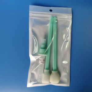 Cheap Car Cleaning Rectangle And Round Foam Tip Swab Portable Lint Free With Liquid for sale