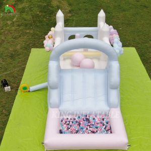 Inflatable Bouncer Combo Obstacle Course Bounce Castle House With Slides Ball