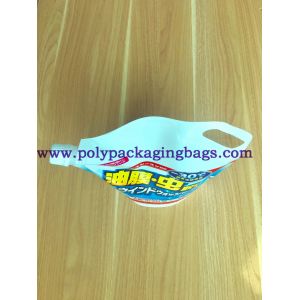 Detergent PET Reusable Stand Up Pouch With Corner Spout And Side Handle