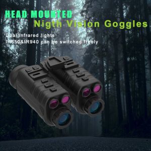 NVGB07 infrared head-mounted night vision binocular,Detachable into Two
