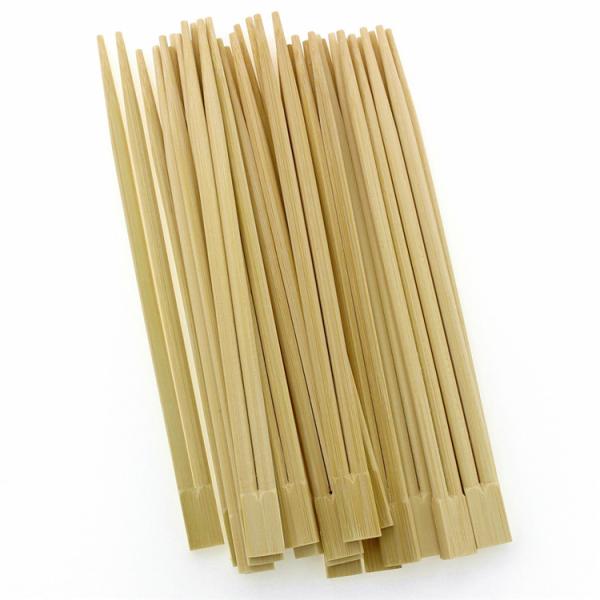 Quality Square Natural Mao Bamboo disposable Chopsticks With Plastic Sleeve wholesale