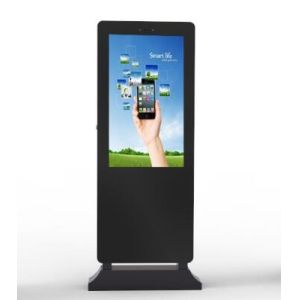 Cheap Anti Glare Floor Standing Touch Screen Kiosk , Restaurant Digital Signage Dustproof for sale