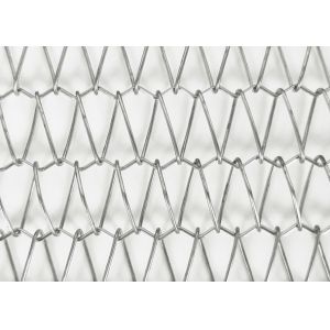 China High Temperature Food Industry Farm Sgs Chain Mesh Conveyor Belt on sale