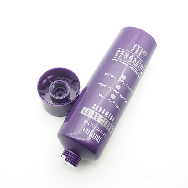 2oz Plastic Shampoo Tube Packaging With Flip Top Cap , Empty Lotion Tubes