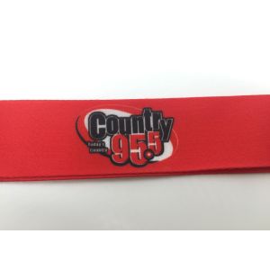 Silk Screen Printing Dye Sublimation Lanyards , Embroidered Lanyard For Whistle