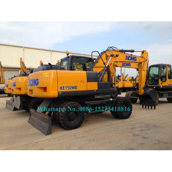 Strong Gradeability Heavy Earth Moving Machinery 15 Ton Excavator XCMG XE150WB