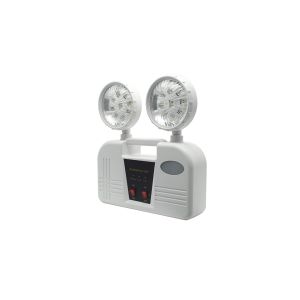 3h Duration 6W Twin Head Emergency Light AC 85-265V ABS