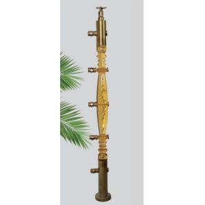 2024 Luxurious Interior Prefinished Crystal Pillar Balustrade Acrylic Baluster