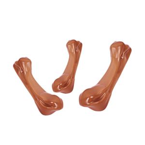 Eco Friendly Indestructible Dog Bone TPR Dog Bones For Aggressive Chewers