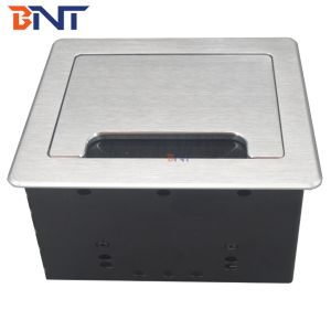 Brush cover modular design multimedia desktop power sockets with usb