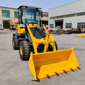 Articulated Mini 1.5 Ton Wheel Loader 1.0cbm Bucket Capacity