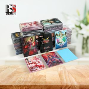 Clear Sim Poly Holographic Game Card Sleeves Anime Trading Card Sleeves Yugioh