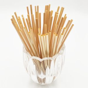 China 20cm Biodegradable Compostable Hay Straws Bulk For Cocktail Party on sale
