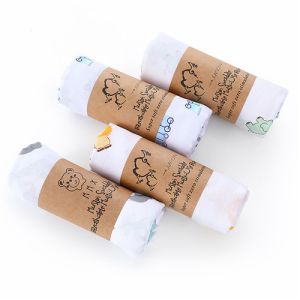 Infant Muslin Swaddle Blankets Machine Washable Adjustable Wrap Comfortable