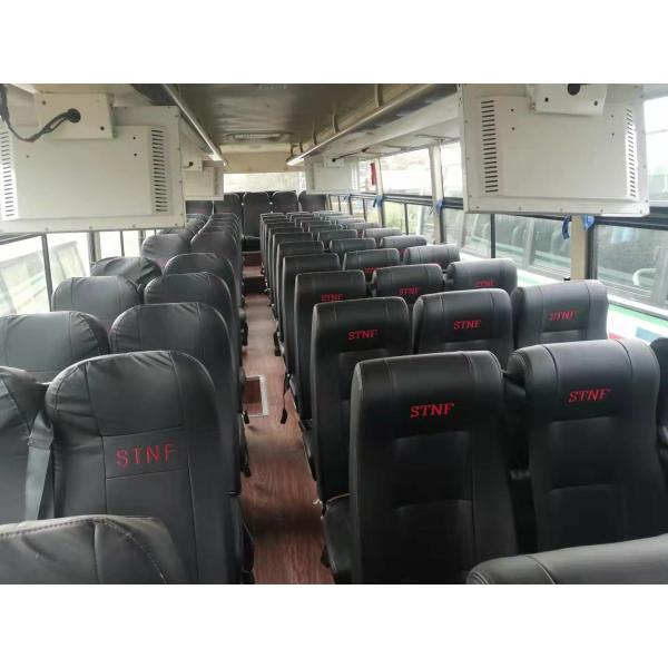 RHD / LHD Used Coach Bus 2+3layout 60seats With Bumper Plate Spring Suspension Yutong ZK6112D