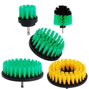 5pcs Drill Powered Cleaning Brush Compatible With Cleaning Pool Tile