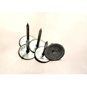 Bevel Edge Cup Head Insulation Weld Pins With retaining washer
