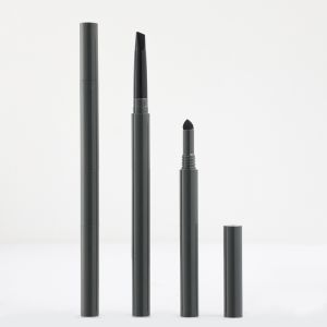 3 in 1 Cosmetic packaging round eyebrow pencil empty tube can bottom fill