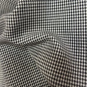 Polyester Rayon Spandex Bird Check Yarn-Dyed Fabric for Garment