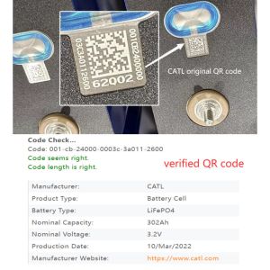 Grade A 3.2V 100Ah 280Ah Lifepo4 Cell 302Ah Lithium Phosphate Cell