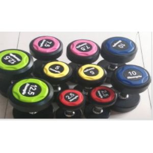 round head dumbbell, rubber coated dumbbells 5kg, rubber coated dumbbell plates
