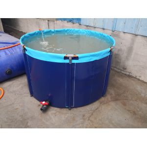 5000 Liters 0.9mm PVC Tarpaulin Collapsible Fish Tank Fish Pond Plastic Tank Diy