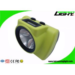 Underground Hard Rock Cordless Mining Cap Lamps , Miners Hard Hat Lamp For