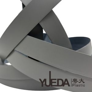 Gray Toned 1mm PVC Edge Banding With Delicate Texture Wear Resistance