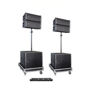ARE Audio Line Array Set Professional Audio System Waterproof Speaker Dual 8