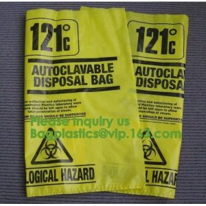 Cytotoxic Bio Hazard biological waste orange science, Bio-Hazard Trash Bag,