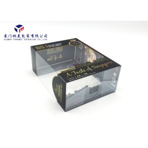 Hand Lock Bottom Super Clear Window Custom Printed Plastic Boxes Pack Noodle
