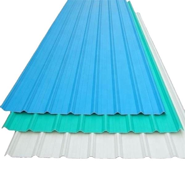 Quality Plain Colour Coated Corrugated Roof Tile With Mill wholesale