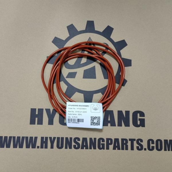 Quality Hyunsang Parts O Ring 6150-21-2240 6150212240 For Engines 6D125 S6D125 S6D125E SA6D117 SA6D125 SA6D125E wholesale