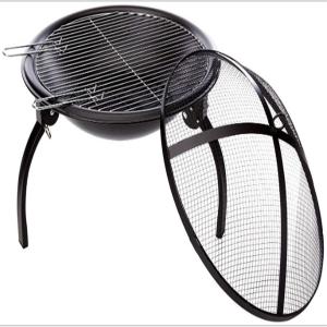 Cheap Amazon wood burning fire pit bowl outdoor charcoal patio bbq grill for sale
